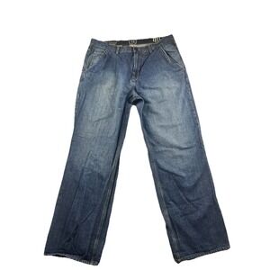 Vintage G-Unit Baggy Wide Leg Jeans Panhandle Distressed 40x34 Rap Hip Hop Y2K